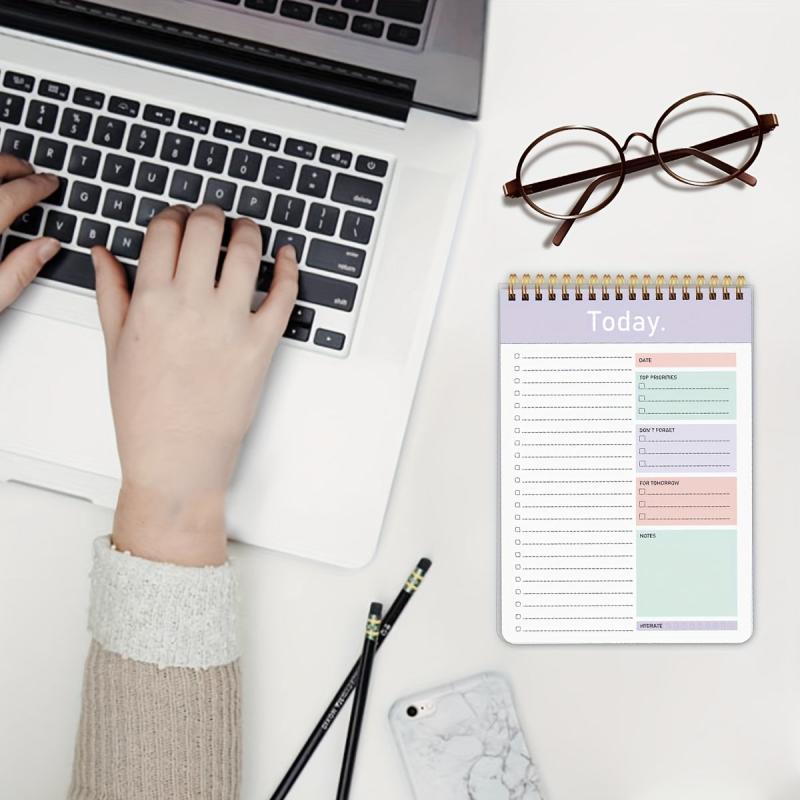 52 Sheets Top Priority Spiral To Do List Notebook Checklists