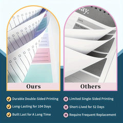 52 Sheets Top Priority Spiral To Do List Notebook Checklists