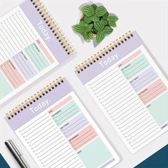 52 Sheets Top Priority Spiral To Do List Notebook Checklists