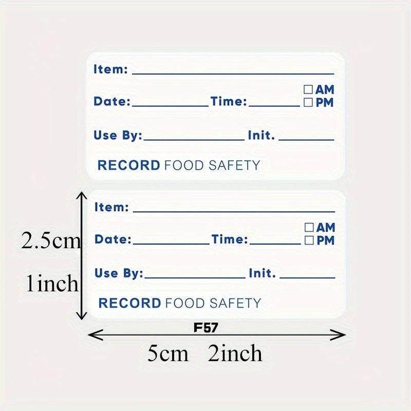 300pcs Catering Food Labels, 2.54x5.08cm Blank Labels