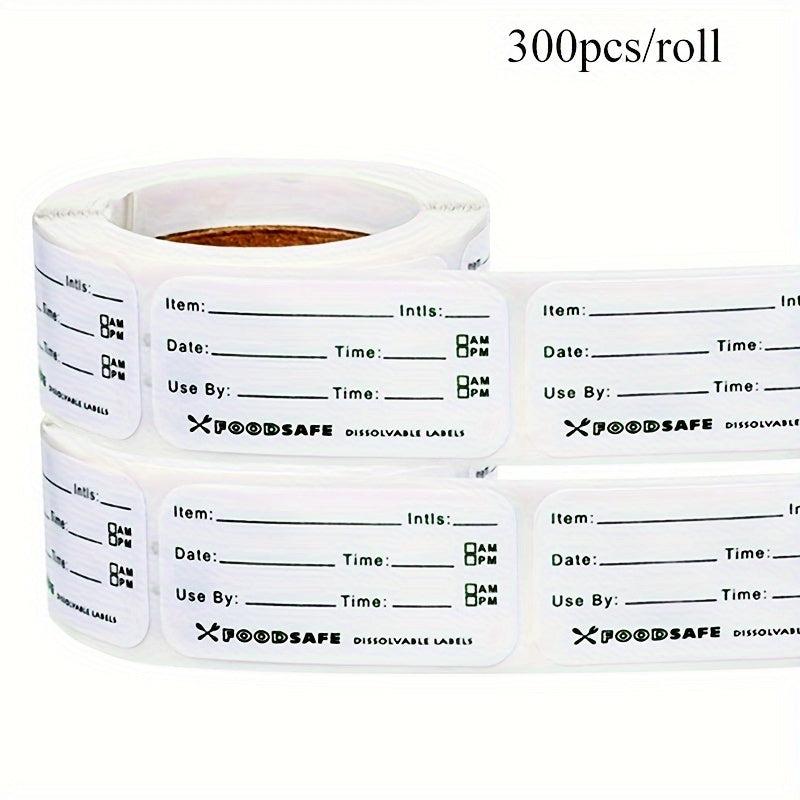 300pcs Catering Food Labels, 2.54x5.08cm Blank Labels
