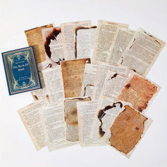 Retro Hand Account Collage Base Paper 60 Pc