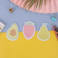 120 Sheets Fruit Shape Sticky Notes Self adhesive Decorative Stickers