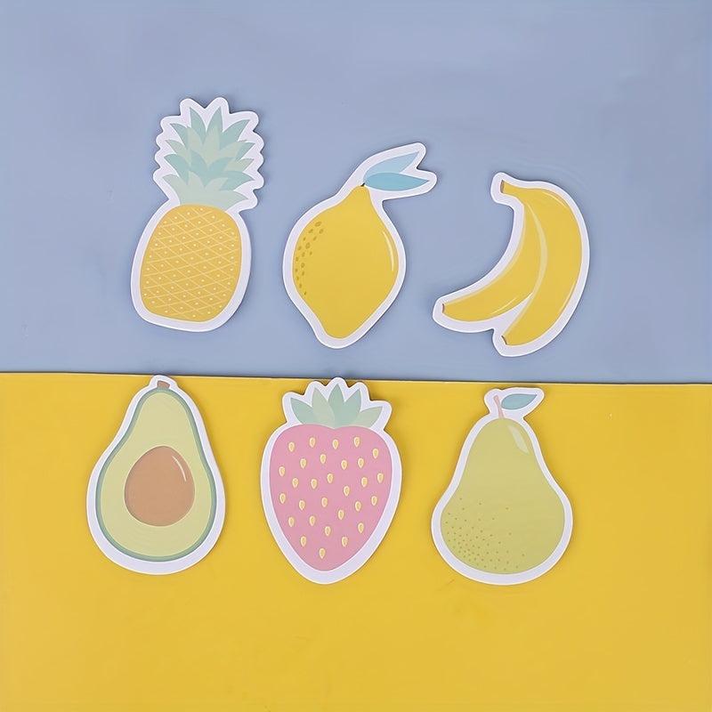 120 Sheets Fruit Shape Sticky Notes Self adhesive Decorative Stickers