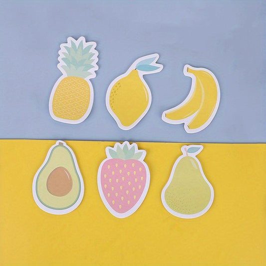120 Sheets Fruit Shape Sticky Notes Self adhesive Decorative Stickers