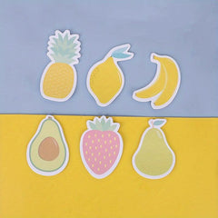 120 Sheets Fruit Shape Sticky Notes Self adhesive Decorative Stickers
