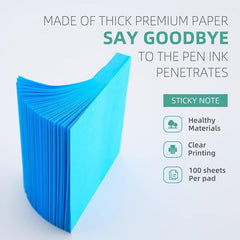 800 Self Adhesive Sticky Notes for Students & Office
