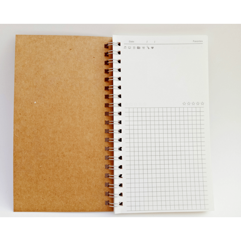 Retro A6 Coil Book Daily Planner Cornell Learning Efficiency Manual Notebook