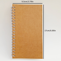 Retro A6 Coil Book Daily Planner Cornell Learning Efficiency Manual Notebook