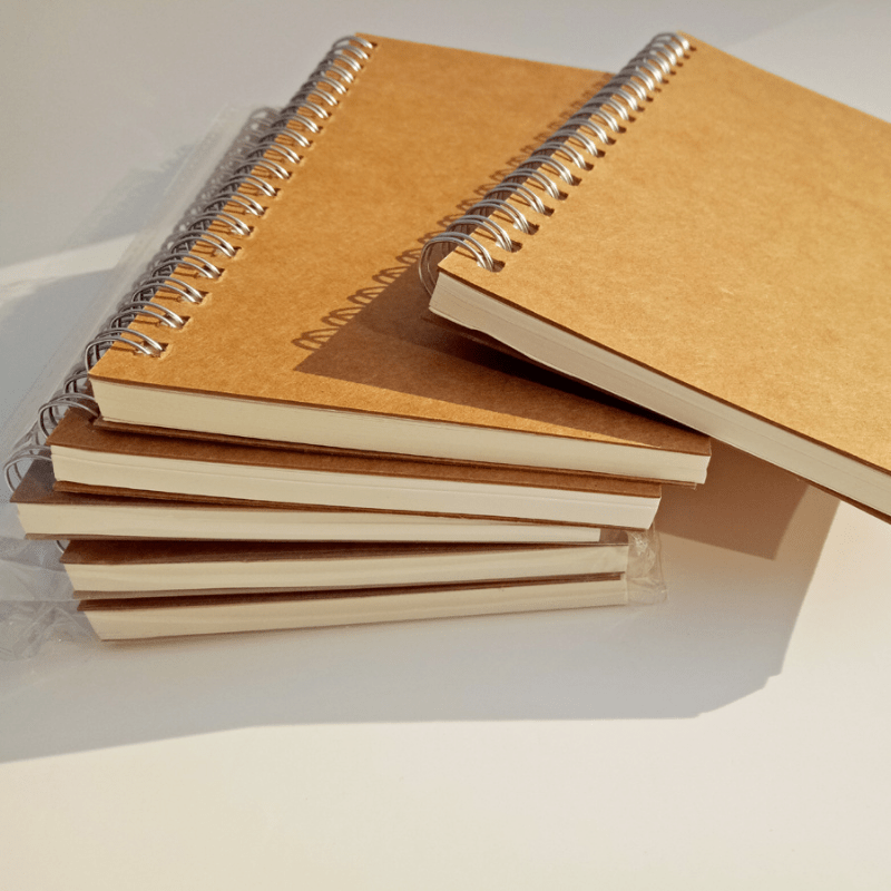 Retro A6 Coil Book Daily Planner Cornell Learning Efficiency Manual Notebook