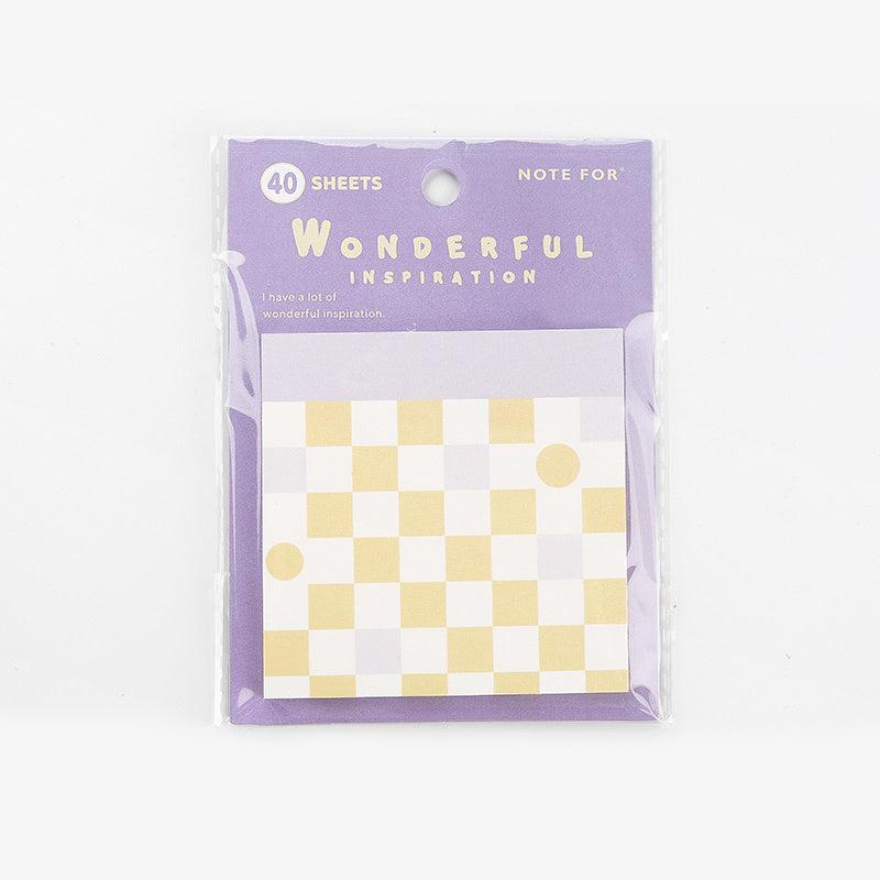 40pcs Wonderful Inspired Sticky Notes 80mm 3 15in