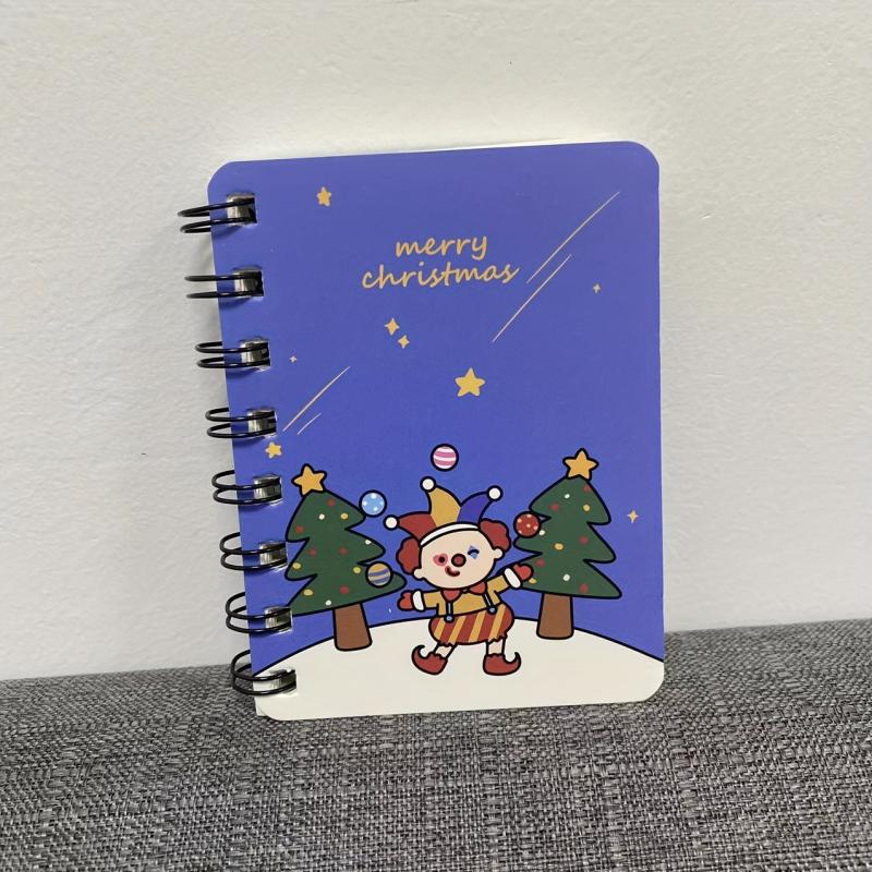 80 Sheets Christmas Coil Notebook Learning Stationery Student Prize Gift