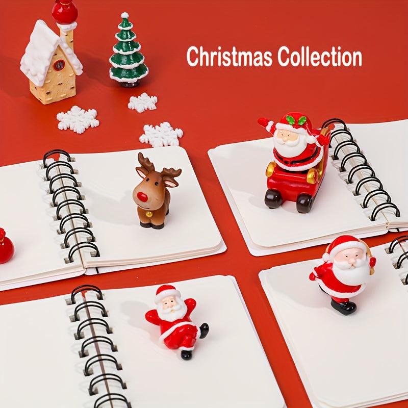 80 Sheets Christmas Coil Notebook Learning Stationery Student Prize Gift