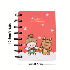 80 Sheets Christmas Coil Notebook Learning Stationery Student Prize Gift