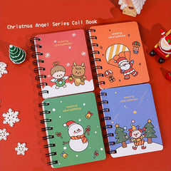 80 Sheets Christmas Coil Notebook Learning Stationery Student Prize Gift