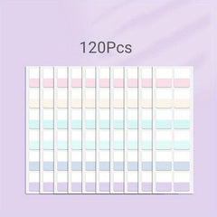 Colorful Repositionable Index Tabs for Notebooks