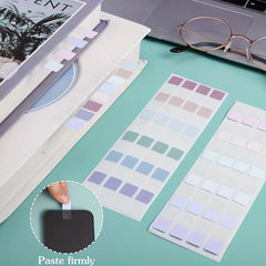 Colorful Repositionable Index Tabs for Notebooks