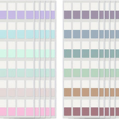 Colorful Repositionable Index Tabs for Notebooks