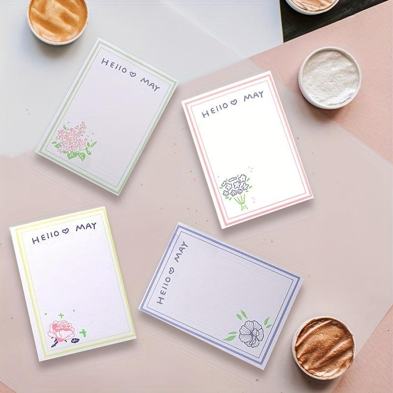 4PC Mini Sticky Note Office Paper Student Study Sticky Note Book