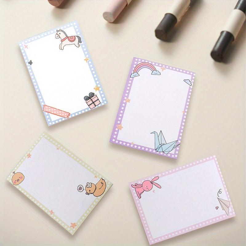4PC Mini Sticky Note Office Paper Student Study Sticky Note Book