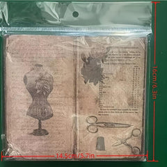 50pcs Palace Secrets Vintage Flowers Scrapbook Paper Kit for Junk Journaling