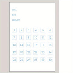100 Sheets 1pc Notebook Sticky Notes 5 Plan Monthly Work Grid Goal Check