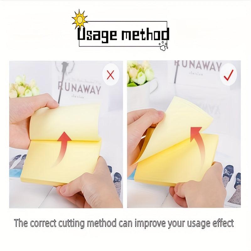 500 Sheets Sticky Notes Pack - School and Office Desk Accessories