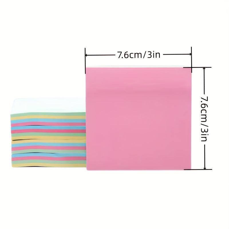 500 Sheets Sticky Notes Pack - School and Office Desk Accessories