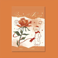 60pcs Rose Star Little Prince Memo Pads Portable Note Book Paper Supplies