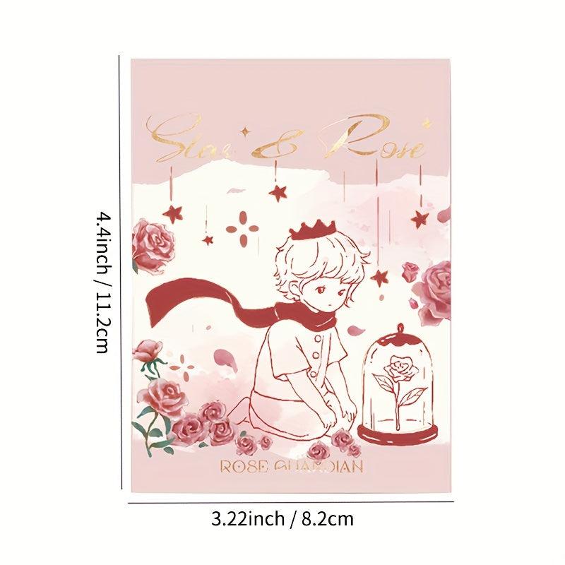 60pcs Rose Star Little Prince Memo Pads Portable Note Book Paper Supplies