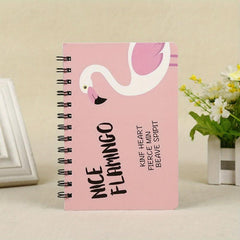 B6 Flamingo Coil Notebook for Students