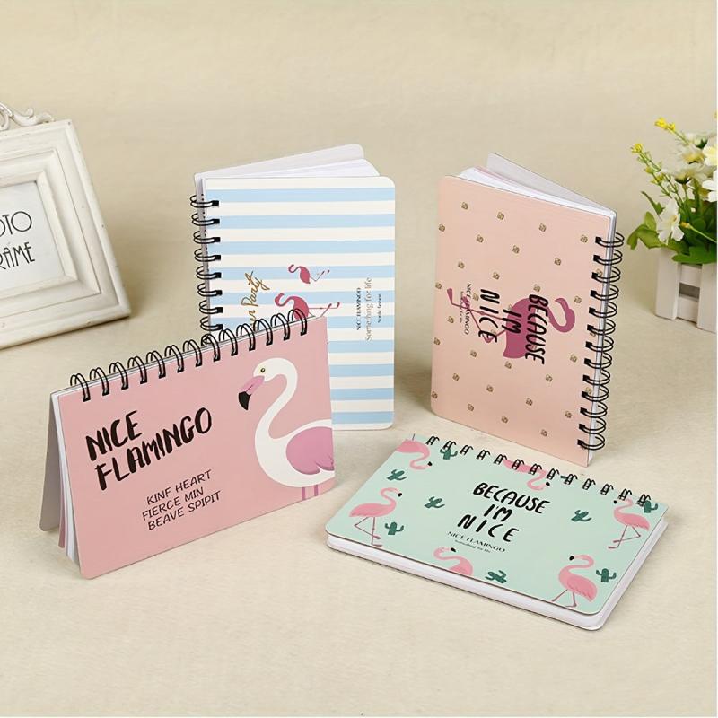 B6 Flamingo Coil Notebook for Students