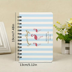 B6 Flamingo Coil Notebook for Students