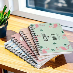 B6 Flamingo Coil Notebook for Students