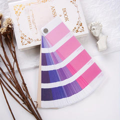 24 Sheets Pink Purple Gradient Index Sticker