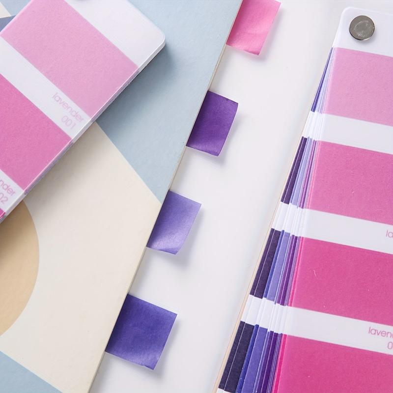 24 Sheets Pink Purple Gradient Index Sticker