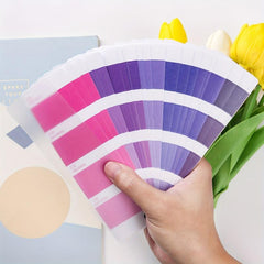24 Sheets Pink Purple Gradient Index Sticker