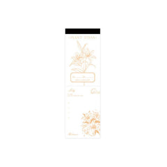 30 Pcs Romantic Flower Time Memo Pad Retro Botanical Notes