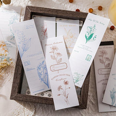30 Pcs Romantic Flower Time Memo Pad Retro Botanical Notes