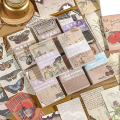 60 Sheets Retro Stationery Set for Journal and Scrapbook