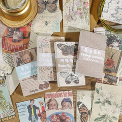 60 Sheets Retro Stationery Set for Journal and Scrapbook