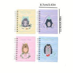 Cartoon Notebook for Students Portable & Small School Supplies Prize