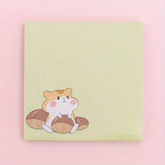 6pcs Cartoon Hamster Memo Pad Sticky Notes Various Styles