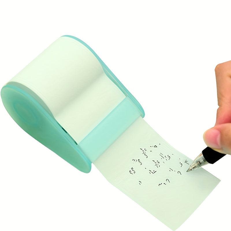 1PC Notepad Tape Seat Type Memo Note Roll Sticky Tearable Adhesive