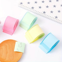 1PC Notepad Tape Seat Type Memo Note Roll Sticky Tearable Adhesive