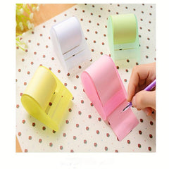 1PC Notepad Tape Seat Type Memo Note Roll Sticky Tearable Adhesive