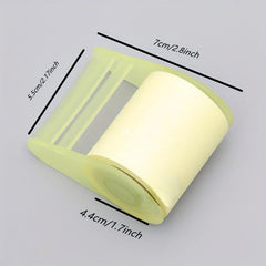 1PC Notepad Tape Seat Type Memo Note Roll Sticky Tearable Adhesive