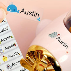 Custom Name Sticker Waterproof Personalized Office School Supplies Tag