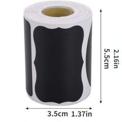 Chalkboard Labels 120pcs Waterproof Blackboard Stickers With Marker