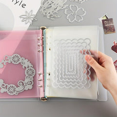 5pcs Stencil Storage Binder, Stamp Storage Folder